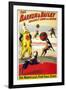 Clown Perform with the Marvelous Foot-Ball Dogs in the Barnum and Bailey Circus, 1900-null-Framed Art Print