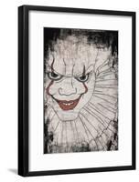 Clown Sketch-null-Framed Poster