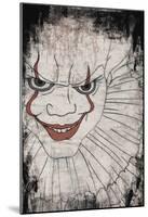 Clown Sketch-null-Mounted Poster