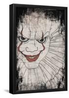 Clown Sketch-null-Framed Poster