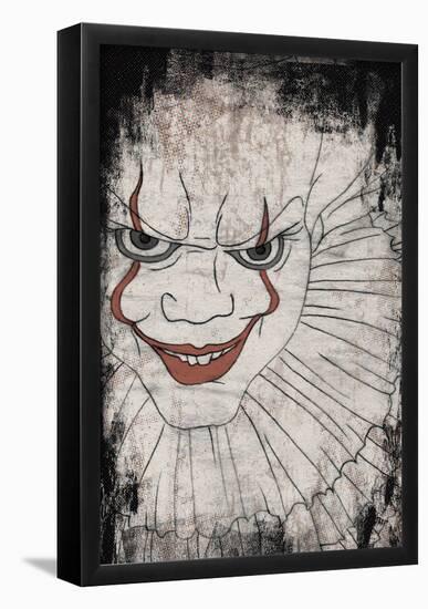 Clown Sketch-null-Framed Poster