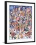 Clown Town-Bill Bell-Framed Giclee Print