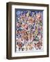 Clown Town-Bill Bell-Framed Giclee Print