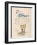 Clown Wearing Very Large Shoes Flowers in His Hair Glasses and a Pink Tutu-Jules Garnier-Framed Art Print