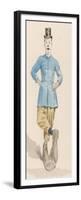 Clown Wearing Very Large Shoes Lipstick and a Top Hat-Jules Garnier-Framed Premium Giclee Print