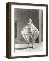 Clown Wearing Wide Costume-null-Framed Photo