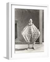 Clown Wearing Wide Costume-null-Framed Photo