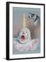 Clown with Cat-Peter Driben-Framed Art Print