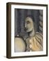 Clown with Tambourine, 1995-Carolyn Hubbard-Ford-Framed Giclee Print