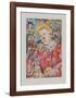 Clown witha Dog-Oskar Kokoschka-Framed Collectable Print