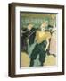 Clowness Cha-U-Kao at Moulin Rouge, 1895-Henri de Toulouse-Lautrec-Framed Giclee Print