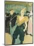 Clowness Cha-U-Kao at Moulin Rouge, 1895-Henri de Toulouse-Lautrec-Mounted Giclee Print