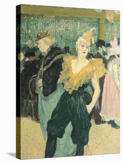 Clowness Cha-U-Kao at Moulin Rouge, 1895-Henri de Toulouse-Lautrec-Stretched Canvas