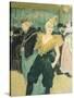 Clowness Cha-U-Kao at Moulin Rouge, 1895-Henri de Toulouse-Lautrec-Stretched Canvas