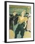 Clowness Cha-U-Kao at Moulin Rouge, 1895-Henri de Toulouse-Lautrec-Framed Giclee Print