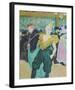 Clownesse Cha-U-Kao, 1895-Henri de Toulouse-Lautrec-Framed Art Print