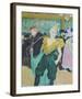 Clownesse Cha-U-Kao, 1895-Henri de Toulouse-Lautrec-Framed Art Print