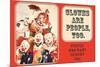 Clowns are People Too People Who Want to Hurt You Funny Poster Print-Ephemera-Mounted Poster