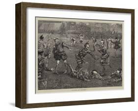 Clowns at Cricket-William Bazett Murray-Framed Giclee Print