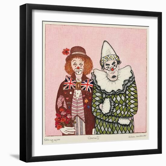 Clowns II-Gillian Lawson-Framed Giclee Print