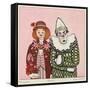 Clowns II-Gillian Lawson-Framed Stretched Canvas