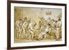 Clowns No.89-Giovanni Battista Tiepolo-Framed Premium Giclee Print