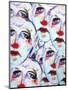 Clowns-Diana Ong-Mounted Premium Giclee Print