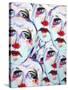 Clowns-Diana Ong-Stretched Canvas