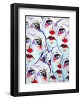 Clowns-Diana Ong-Framed Giclee Print