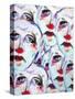 Clowns-Diana Ong-Stretched Canvas