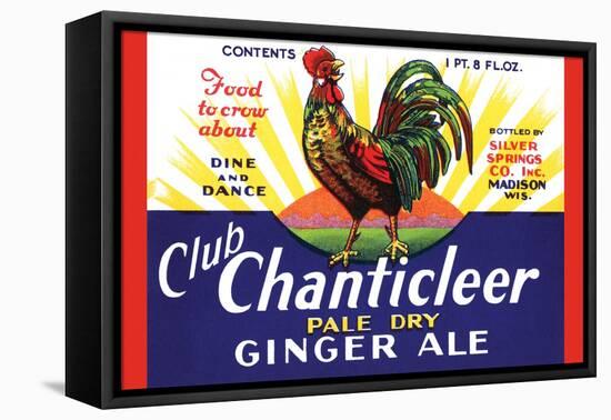 Club Chanticleer Pale Dry Ginger Ale-null-Framed Stretched Canvas