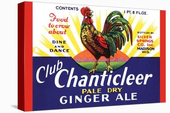 Club Chanticleer Pale Dry Ginger Ale-null-Stretched Canvas