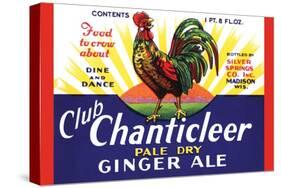 Club Chanticleer Pale Dry Ginger Ale-null-Stretched Canvas