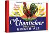Club Chanticleer Pale Dry Ginger Ale-null-Stretched Canvas