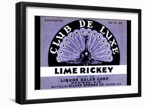 Club De Luxe Lime Rickey-null-Framed Art Print