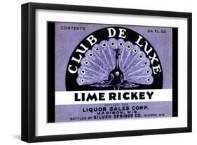 Club De Luxe Lime Rickey-null-Framed Art Print