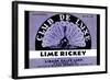 Club De Luxe Lime Rickey-null-Framed Art Print