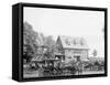 Club House at the Race Track, Saratoga Springs, N.Y.-null-Framed Stretched Canvas
