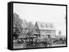 Club House at the Race Track, Saratoga Springs, N.Y.-null-Framed Stretched Canvas