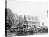 Club House at the Race Track, Saratoga Springs, N.Y.-null-Stretched Canvas