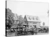 Club House at the Race Track, Saratoga Springs, N.Y.-null-Stretched Canvas