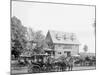 Club House at the Race Track, Saratoga Springs, N.Y.-null-Mounted Photo