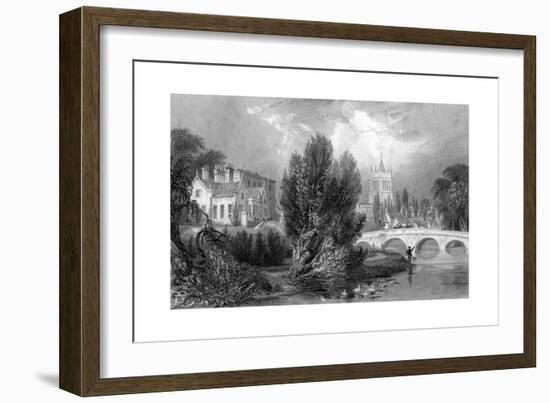 Club House, Melton Mowbray, Leicestershire, 19th Century-S Lacey-Framed Giclee Print