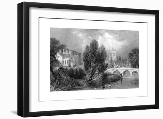 Club House, Melton Mowbray, Leicestershire, 19th Century-S Lacey-Framed Giclee Print