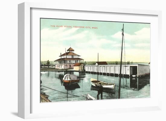 Club House, Traverse City, Michigan-null-Framed Art Print