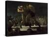 Club Night, by George Bellows, 1907, American painting,-George Bellows-Stretched Canvas