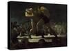 Club Night, by George Bellows, 1907, American painting,-George Bellows-Stretched Canvas