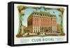 Club Royal Brand Cigar Box Label-Lantern Press-Framed Stretched Canvas
