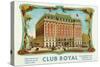 Club Royal Brand Cigar Box Label-Lantern Press-Stretched Canvas