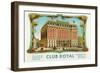 Club Royal Brand Cigar Box Label-Lantern Press-Framed Art Print